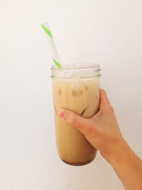 pumpkin spice iced coffee